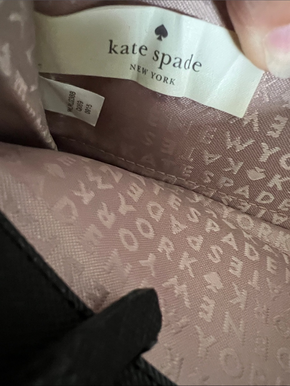 Kate Spade Rose Gold Glitter Zip-Around Wallet - Picture 8 of 11